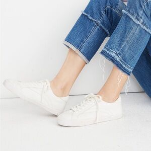 Madewell Women's Sidewalk Low-Top Sneakers in Leather